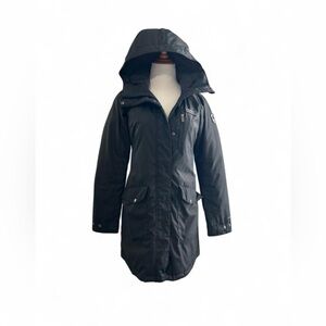 Columbia Women's Black Hooded Ski Jacket